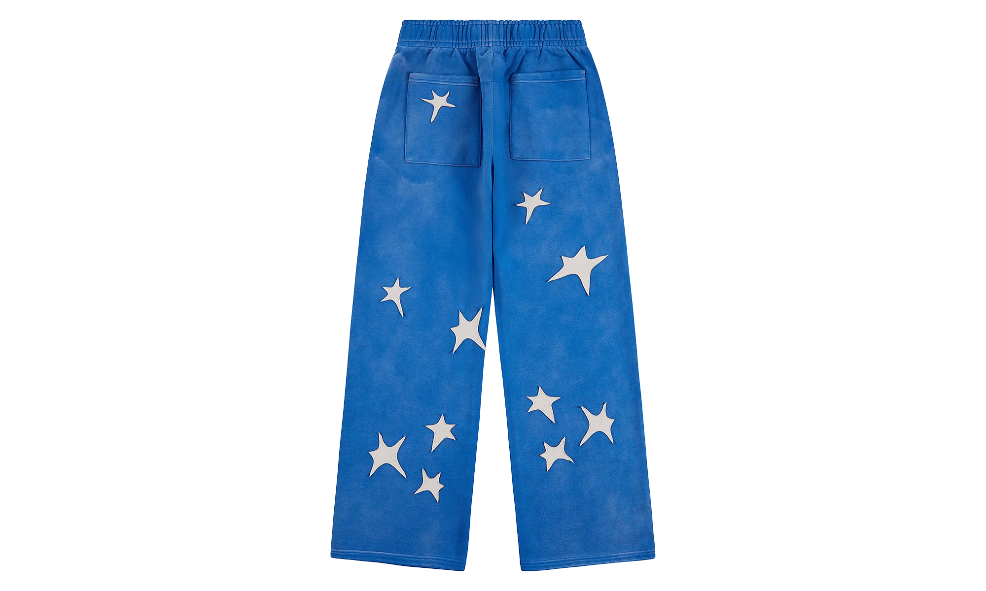 Patchwork Washed Sweatpant "Blue" KS001