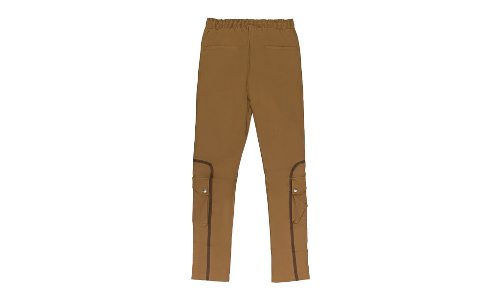 CANVAS CARGO PANTS "Brown" RHD-MBTM-0198