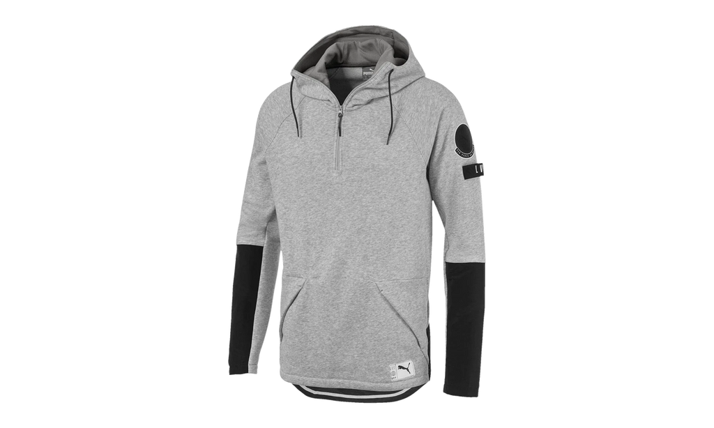 FtblNXT Casuals Hoodie "Light Grey Heather / Charcoal Grey" 656125 02