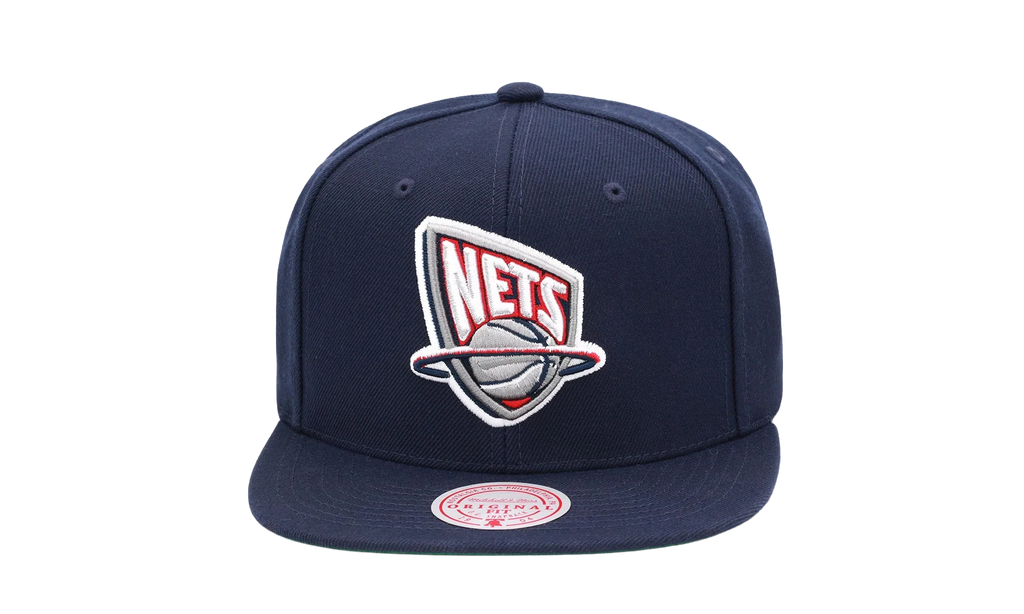 NBA Hardwood Classics Team Ground 2.0 Snapback Cap "Brooklyn Nets - Blue" HHSS3258 NJNYYPPPBLUE