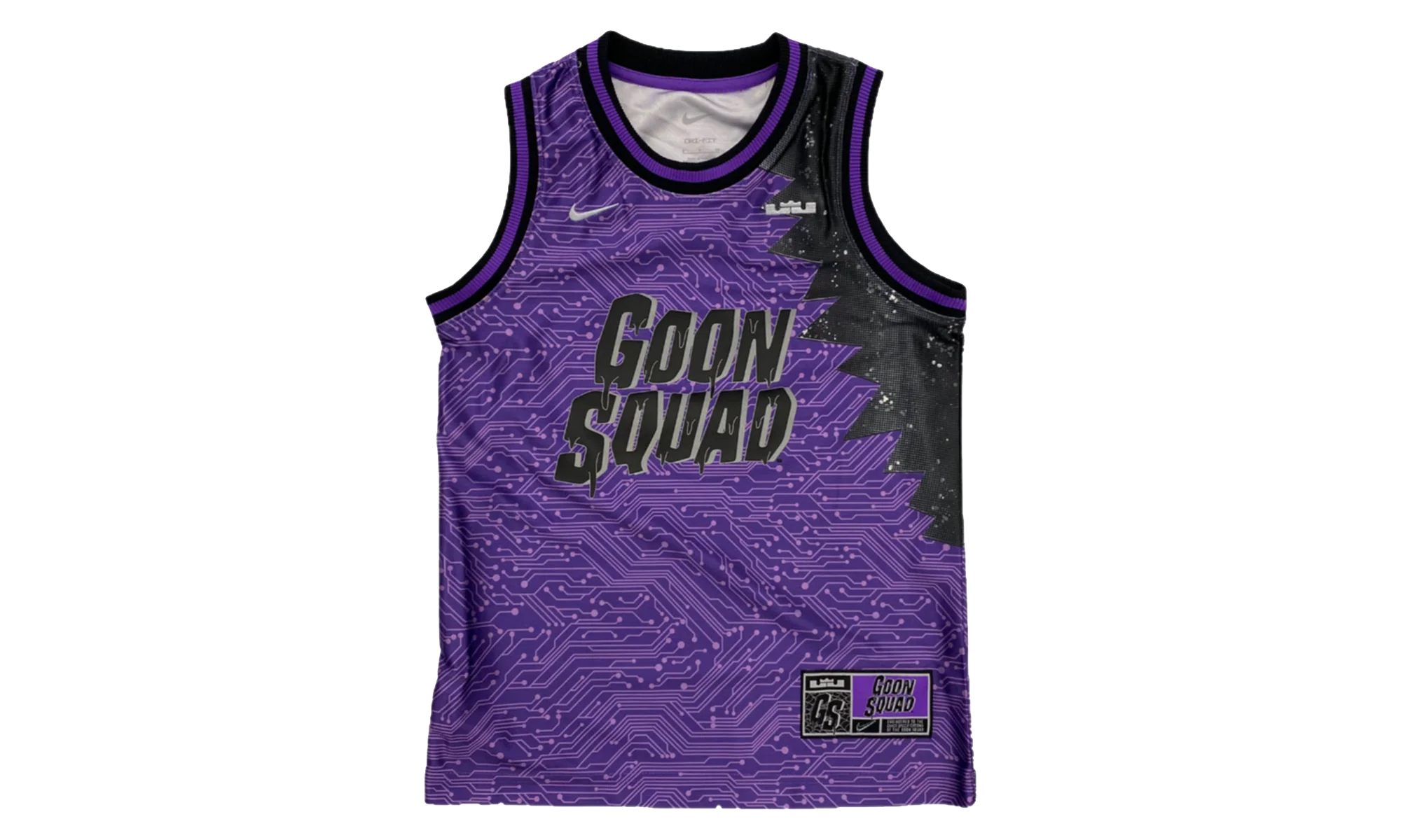 Space Jam Goon Squad Jersey GS "Hyper Grape / Wolf Grey" DM2974 560