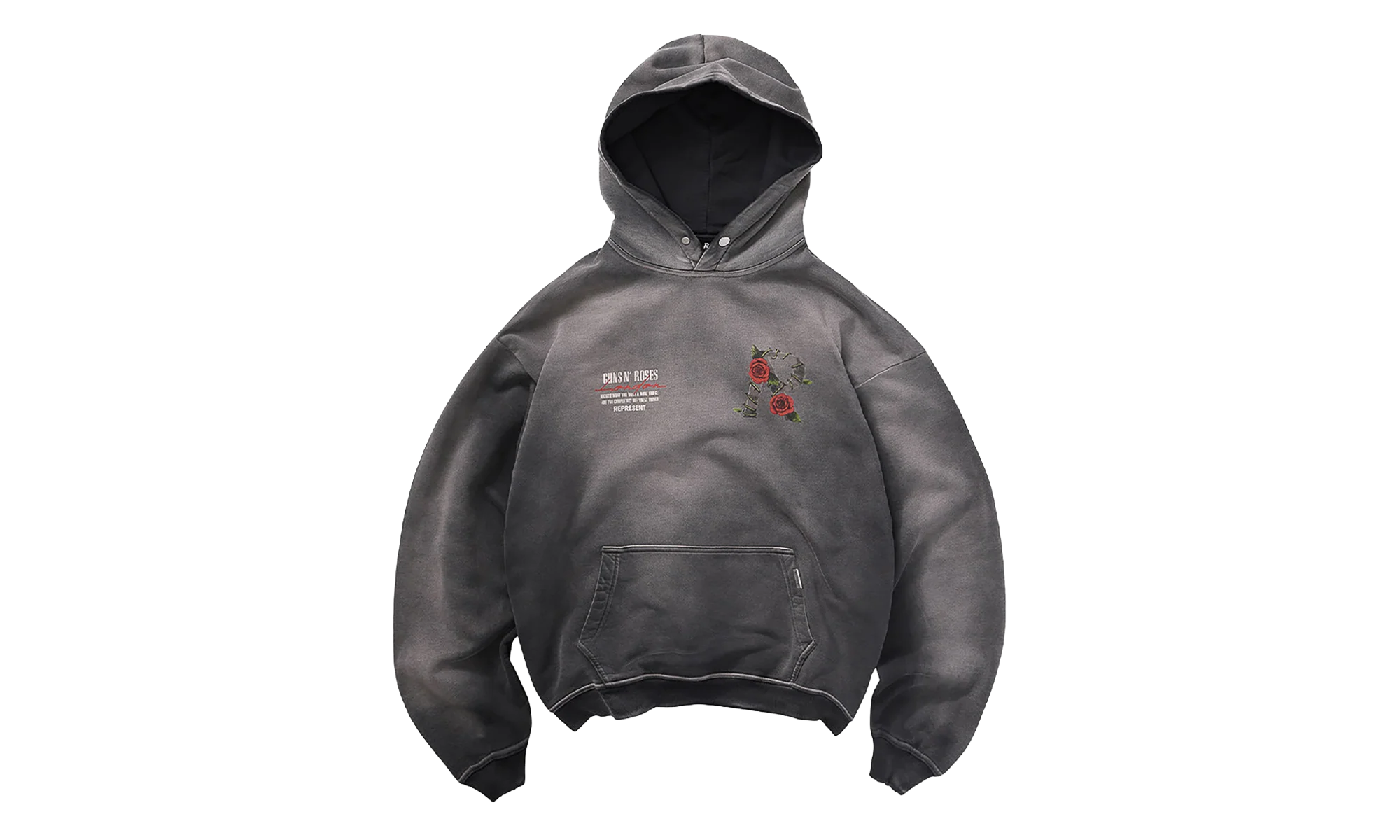 Guns N Roses Pullover Hoodie "Grey" MLM100758-04