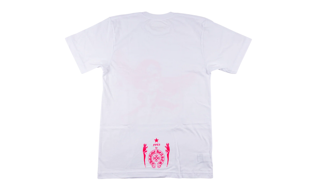 SS26 Pink Foti Tee "White" CHRM0781
