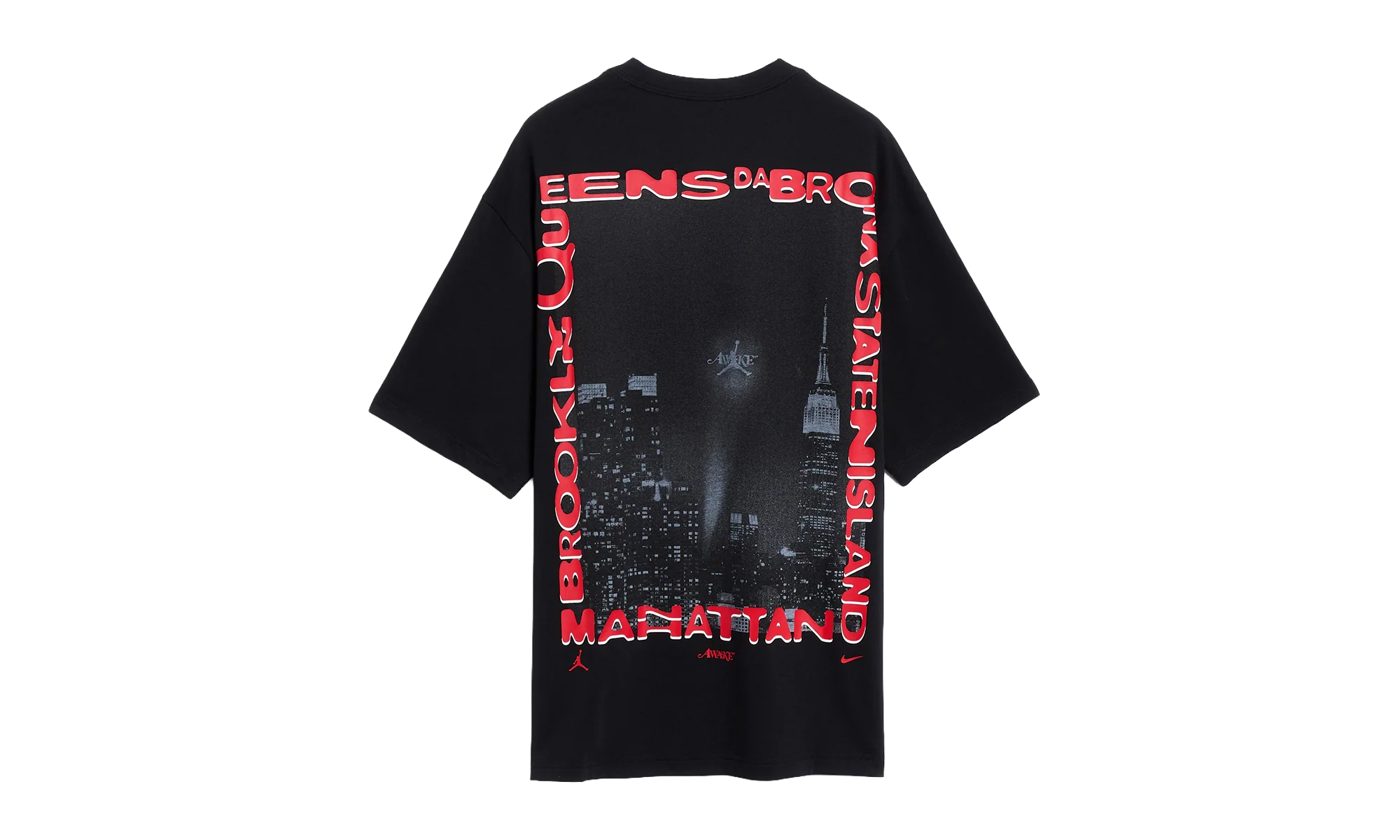 Jordan x Awake NY T-Shirt "Black / White / University Red" IB7290 010