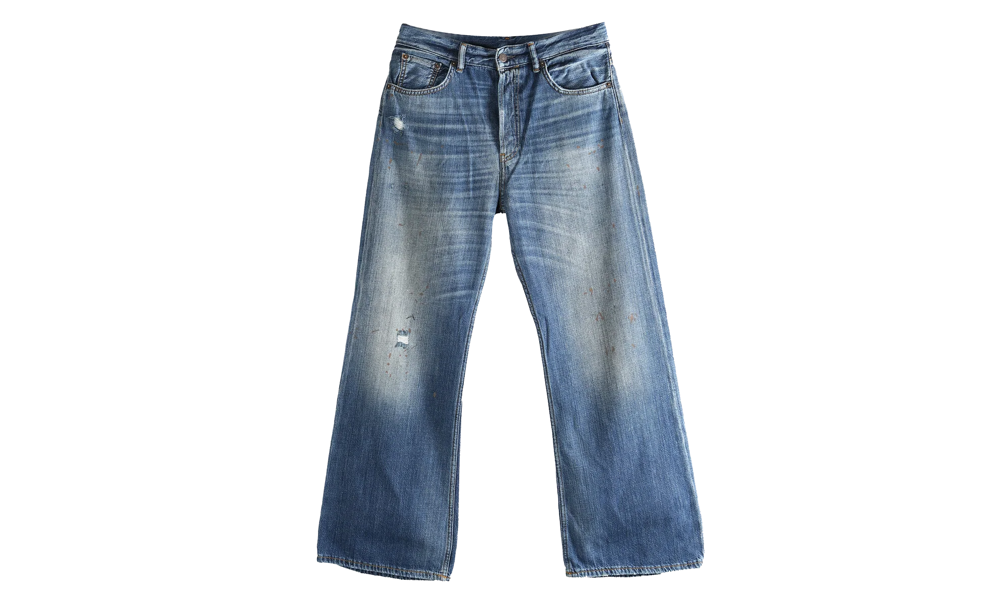 2021F Regular Fit Jeans WMNS "Mid Blue" ACNE STUDIOS 2021F MID BLUE TRAFALGAR