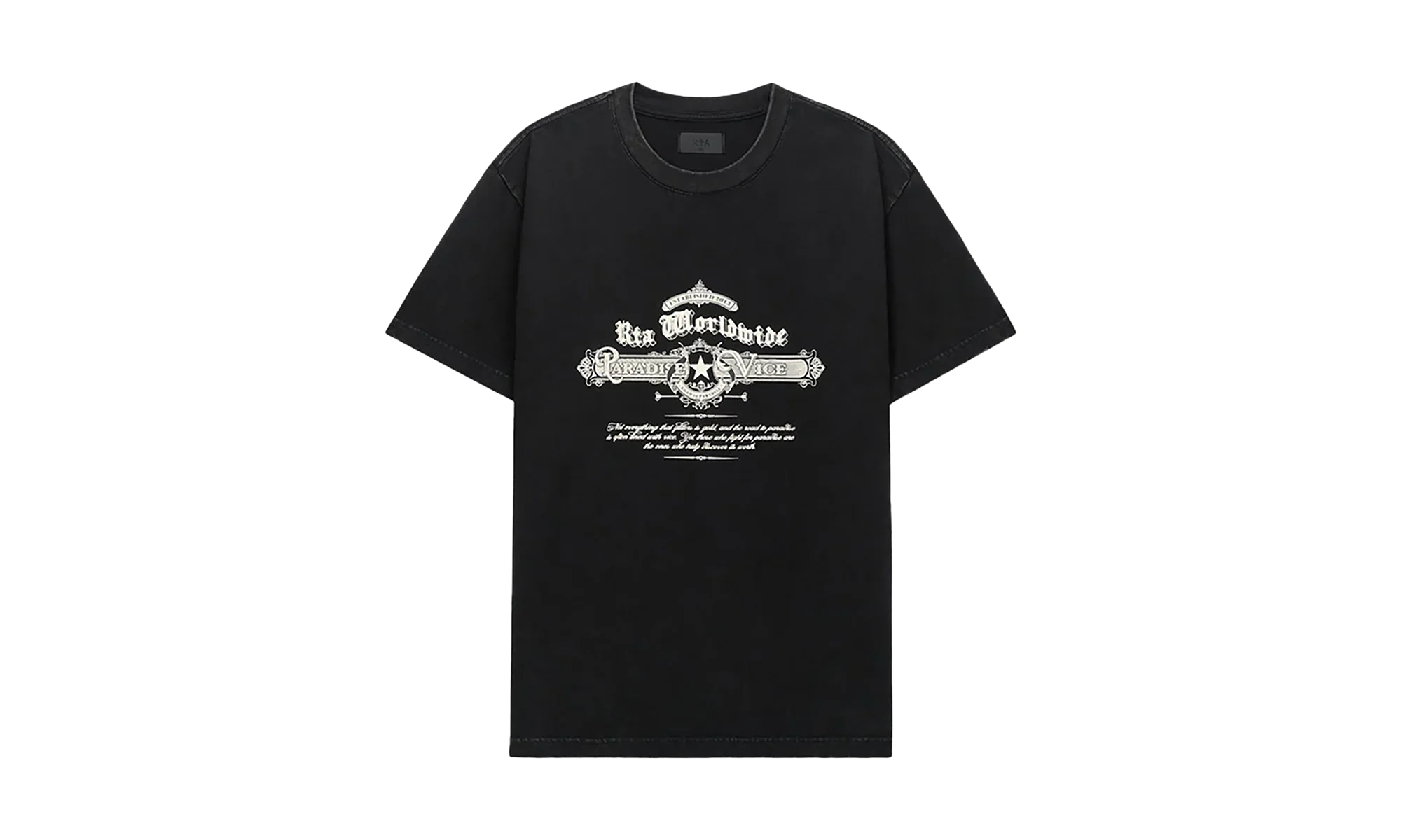 Colin Oversized SS Tee "Black Retro Paradise" MPVCK911 T1322BKRTP