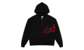 OG Logo Hoodie "Black Red Plaid" GS097