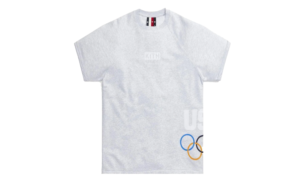 Team USA 5 Rings Howard Tee "Light Heather Grey" KITH73
