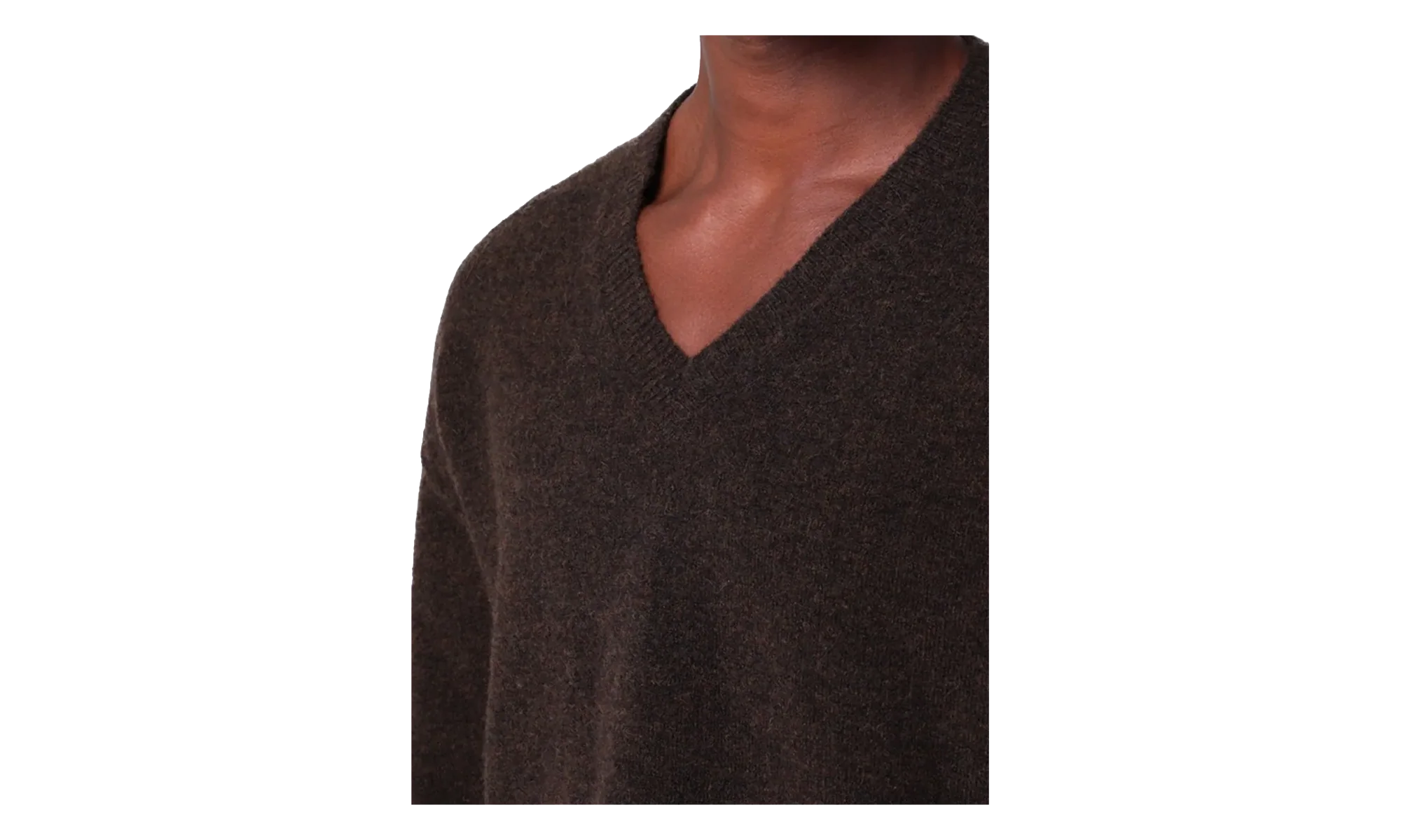 Maglia Tommy V Neck Sweater "Brown" RU02E1650 KWP 04