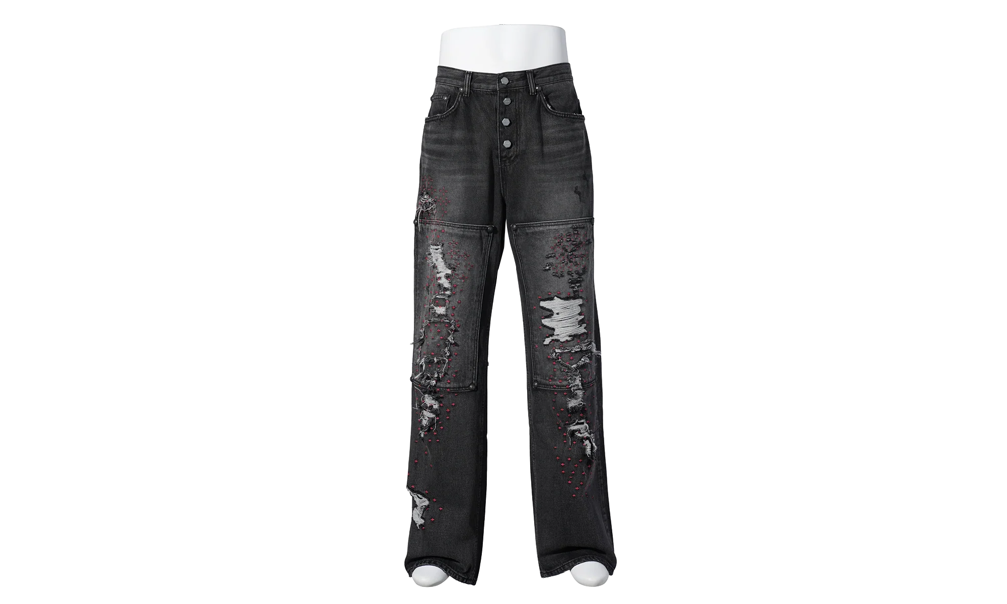 Vintage Double Knee Pants "Black" TC25PT2802