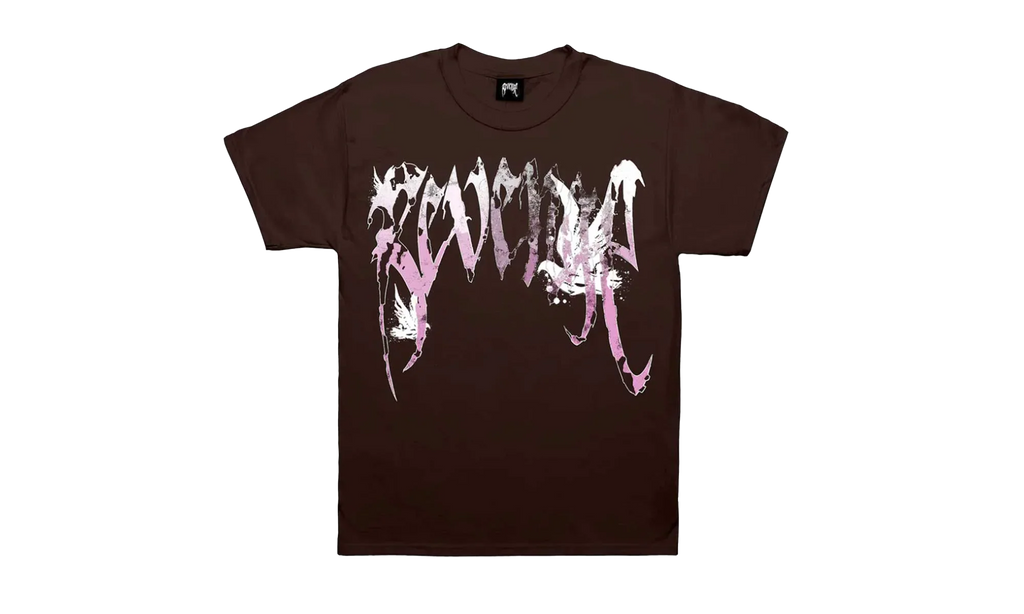 Graffiti Dove T-Shirt "Brown / Pink" Y1Q5KV9W