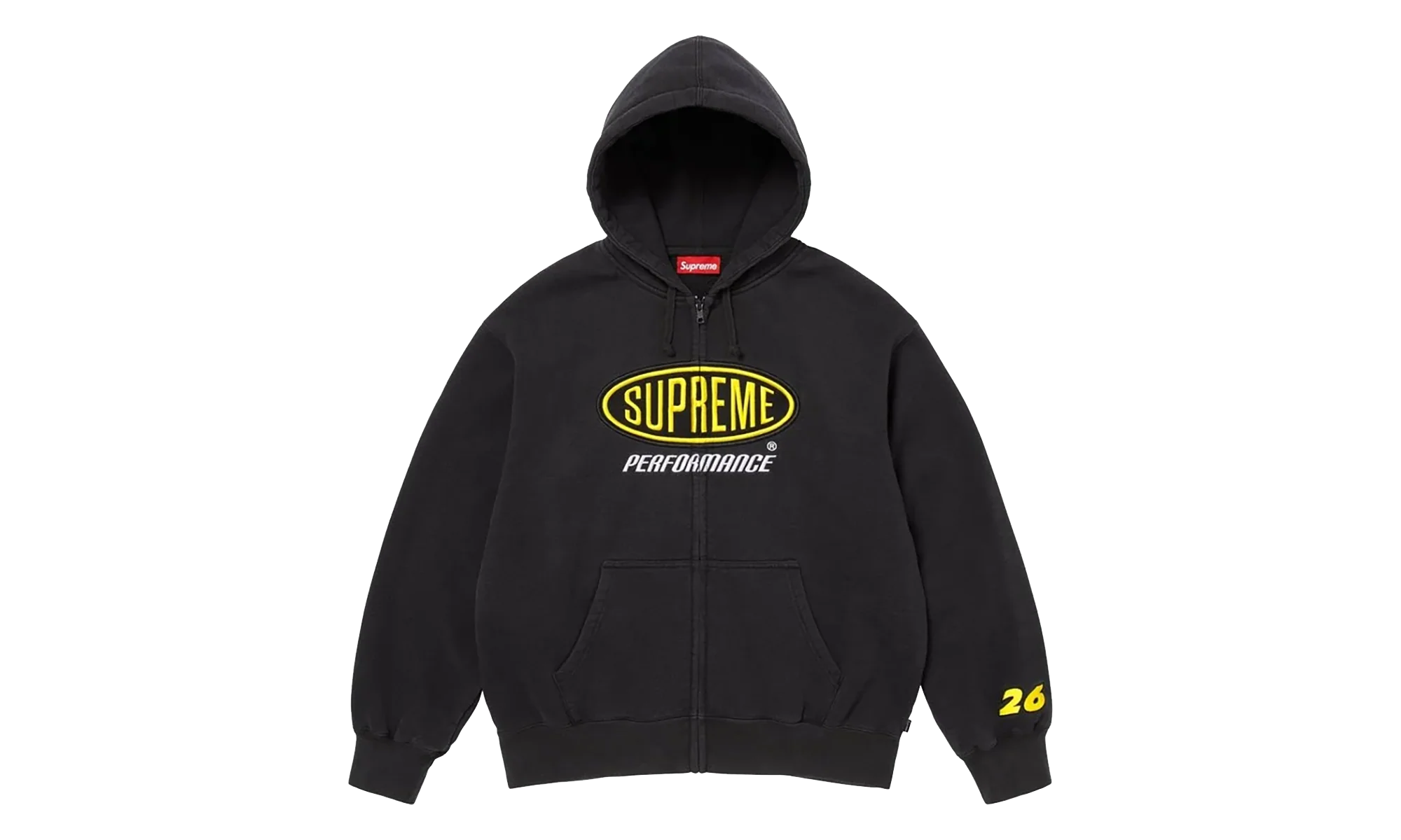 Performance Zip Up Hoodie "SS26 - Black" SU27266