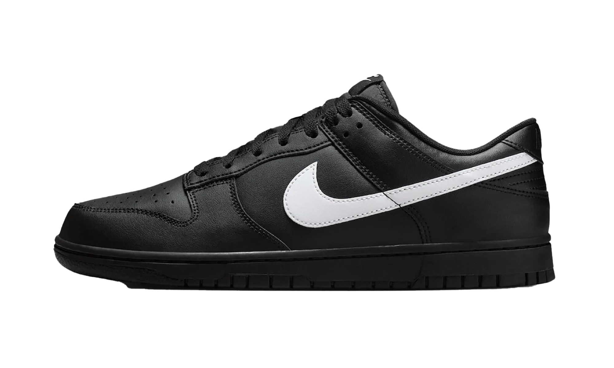 Dunk Low "Black White Swoosh" IO7606 010
