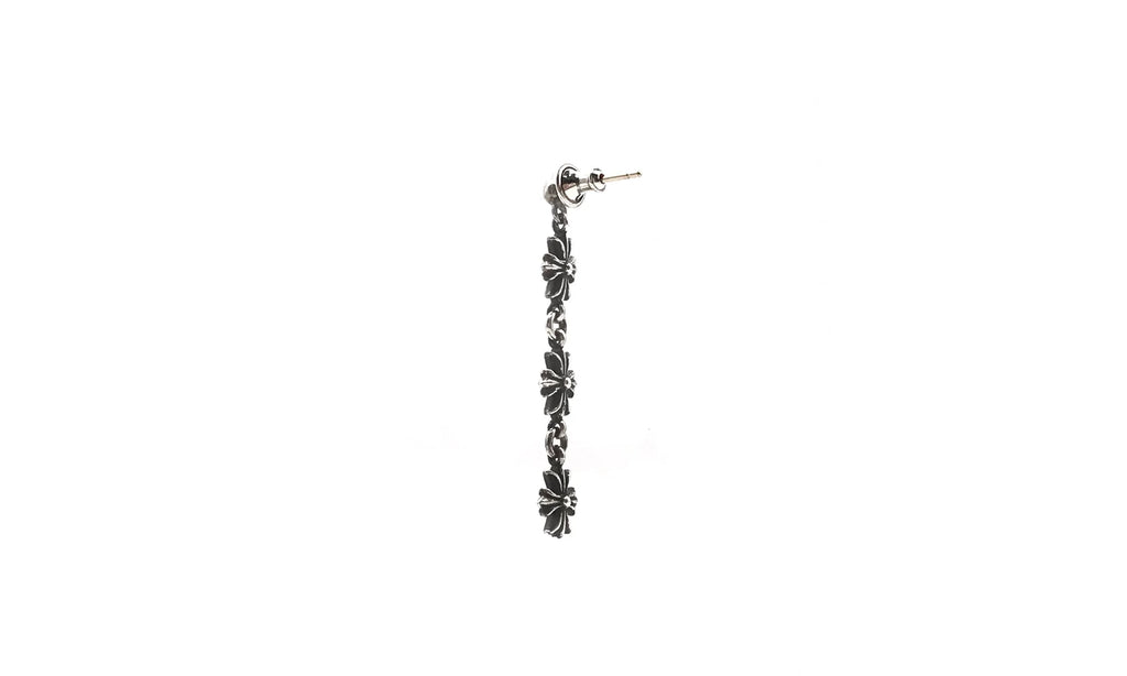 Tiny E Plus 3 Link Earring Drop "Single Earring - Silver" CHRM0669
