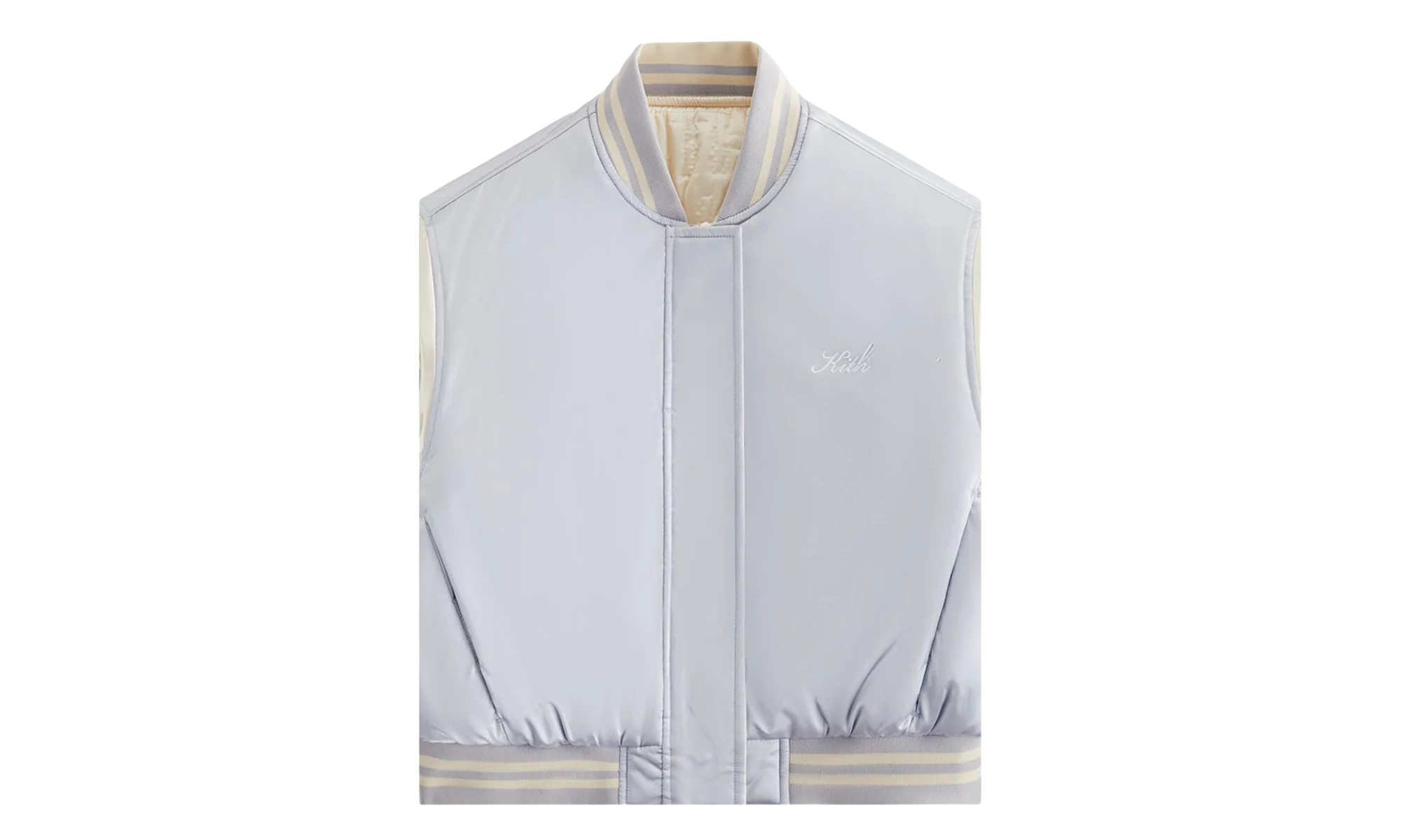 Landry Varsity Cropped Bomber "Pastel Blue" khw010187 431