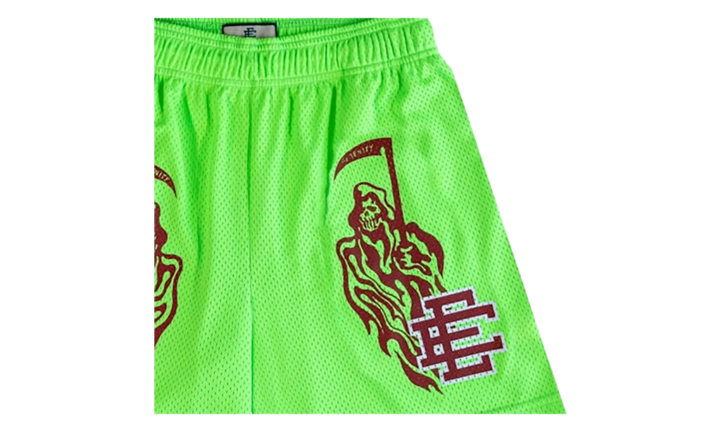 EE BASIC SHORT "WARREN LOTAS - Neon Green/ Red" EE678