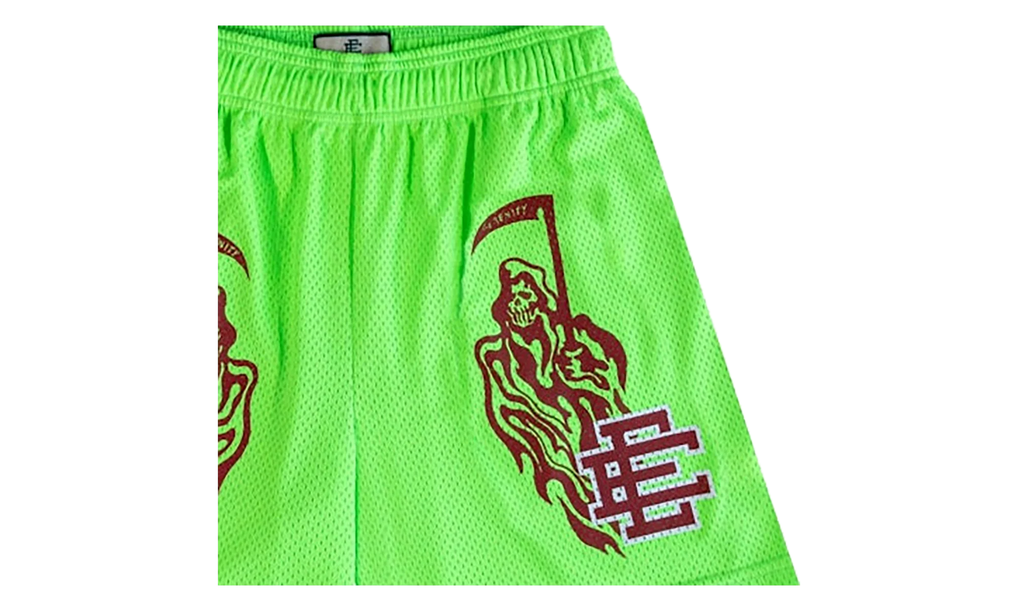 EE BASIC SHORT "WARREN LOTAS - Neon Green/ Red" EE678
