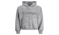 Distressed Script Hoodie "Grey" LST 21 22712 GREY
