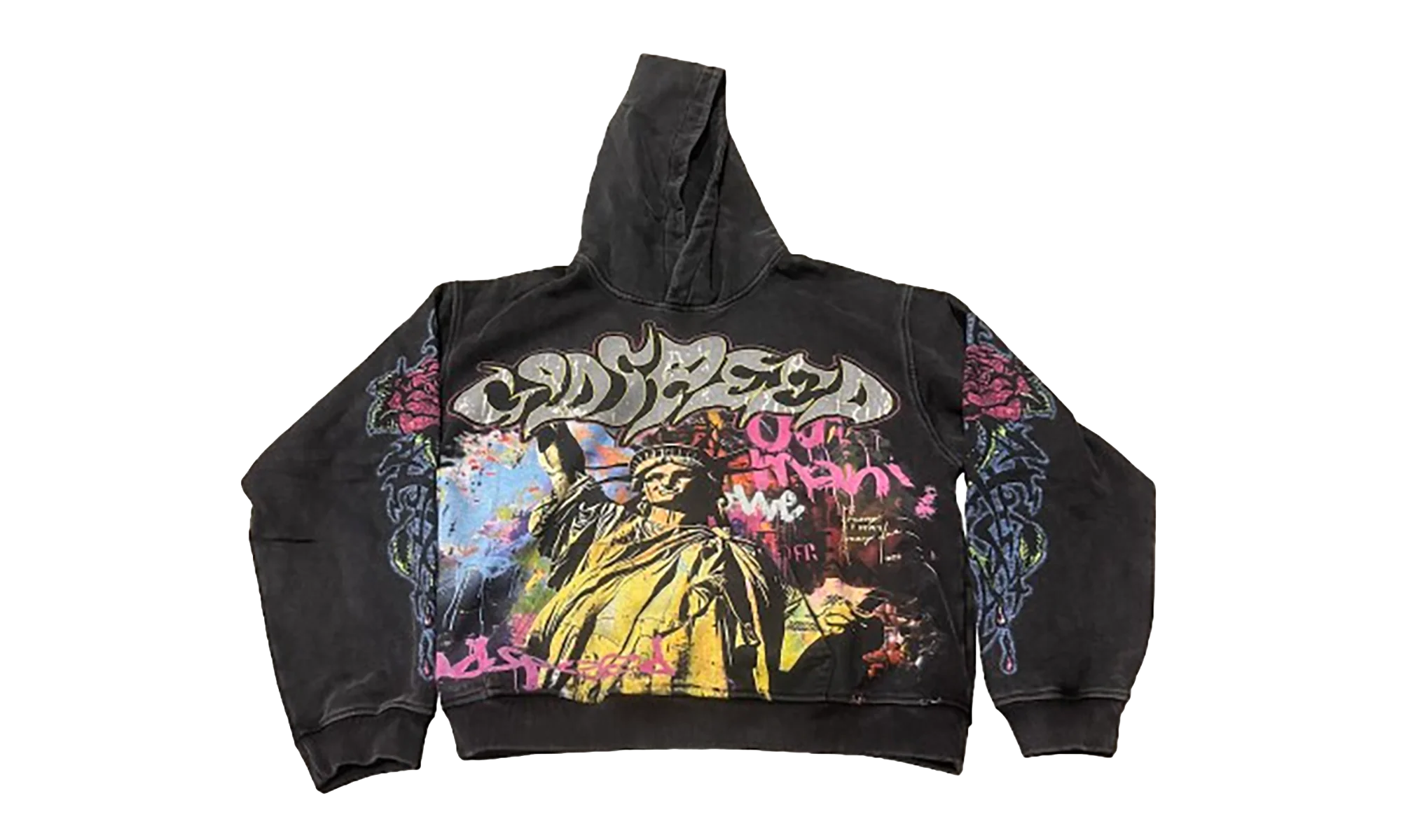 Vandal Hoodie "Black Wash" GS018