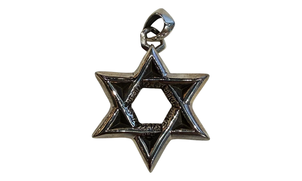 Large Star of David Pendant "Silver" CHRM1040