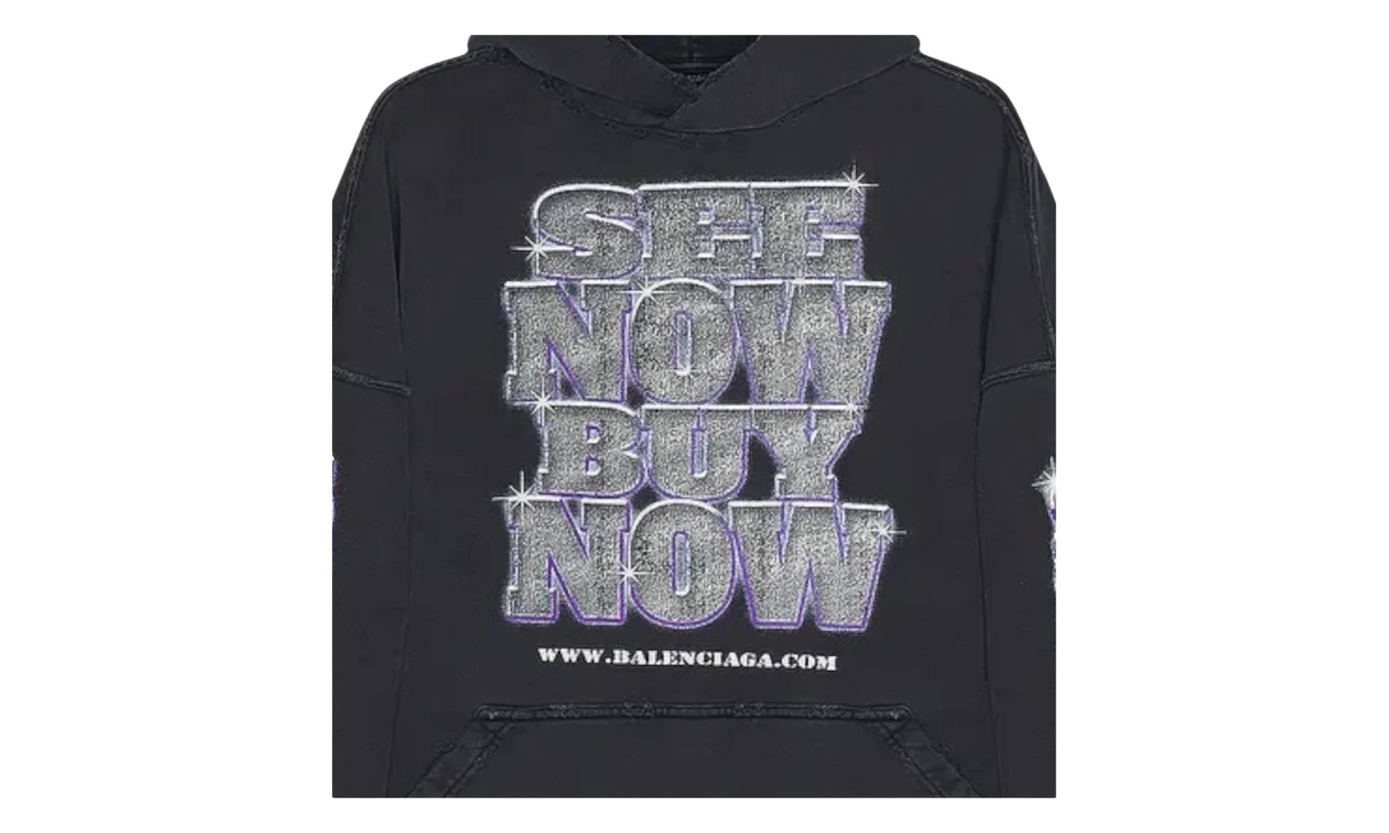 See Now Buy Now Logo Hoodie "Black" 739024 TQVE7 1083
