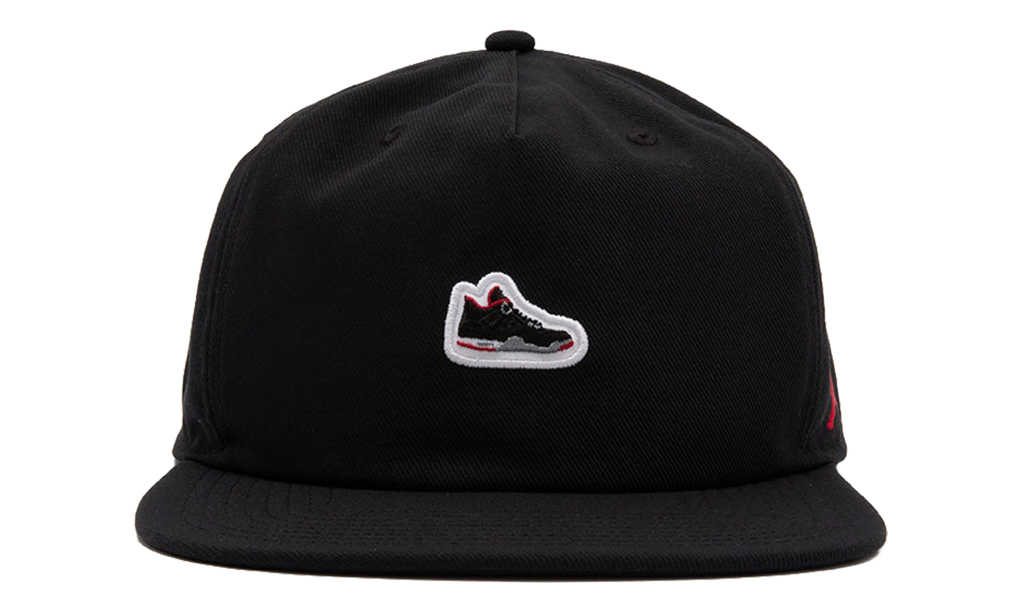 Jordan Pro Unstructured AJ4 Patch Hat "Black / University Red" IM5688 010