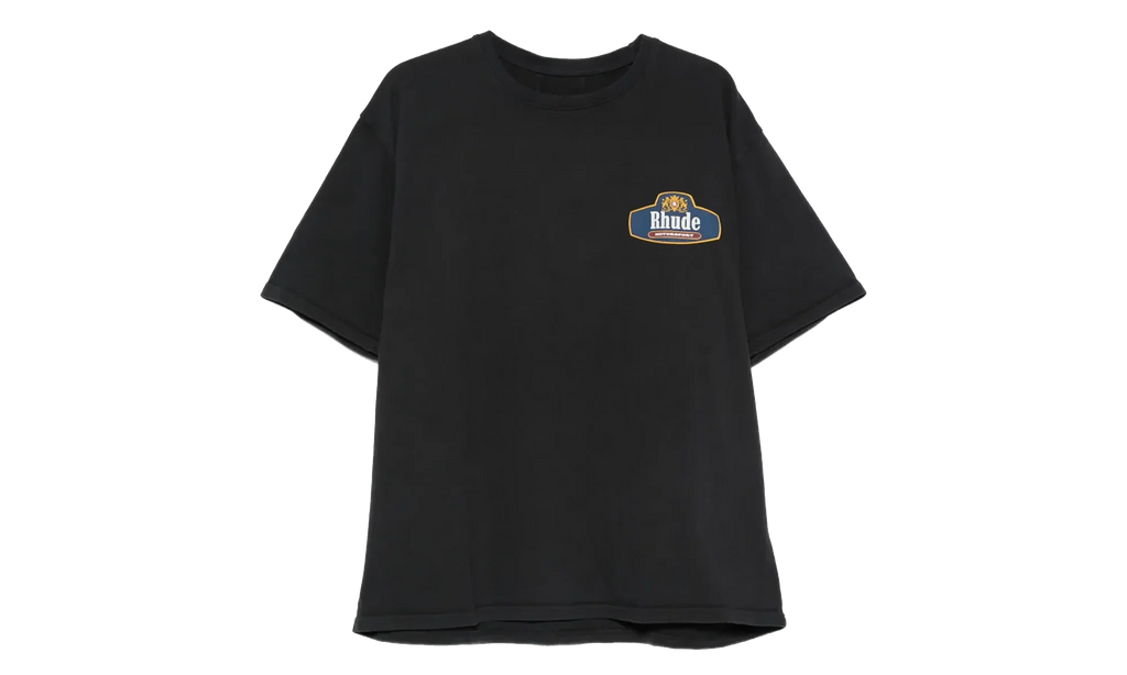 Racing Crest T-Shirt "Vintage Black/ Navy" RHSS26TT04012 BLK