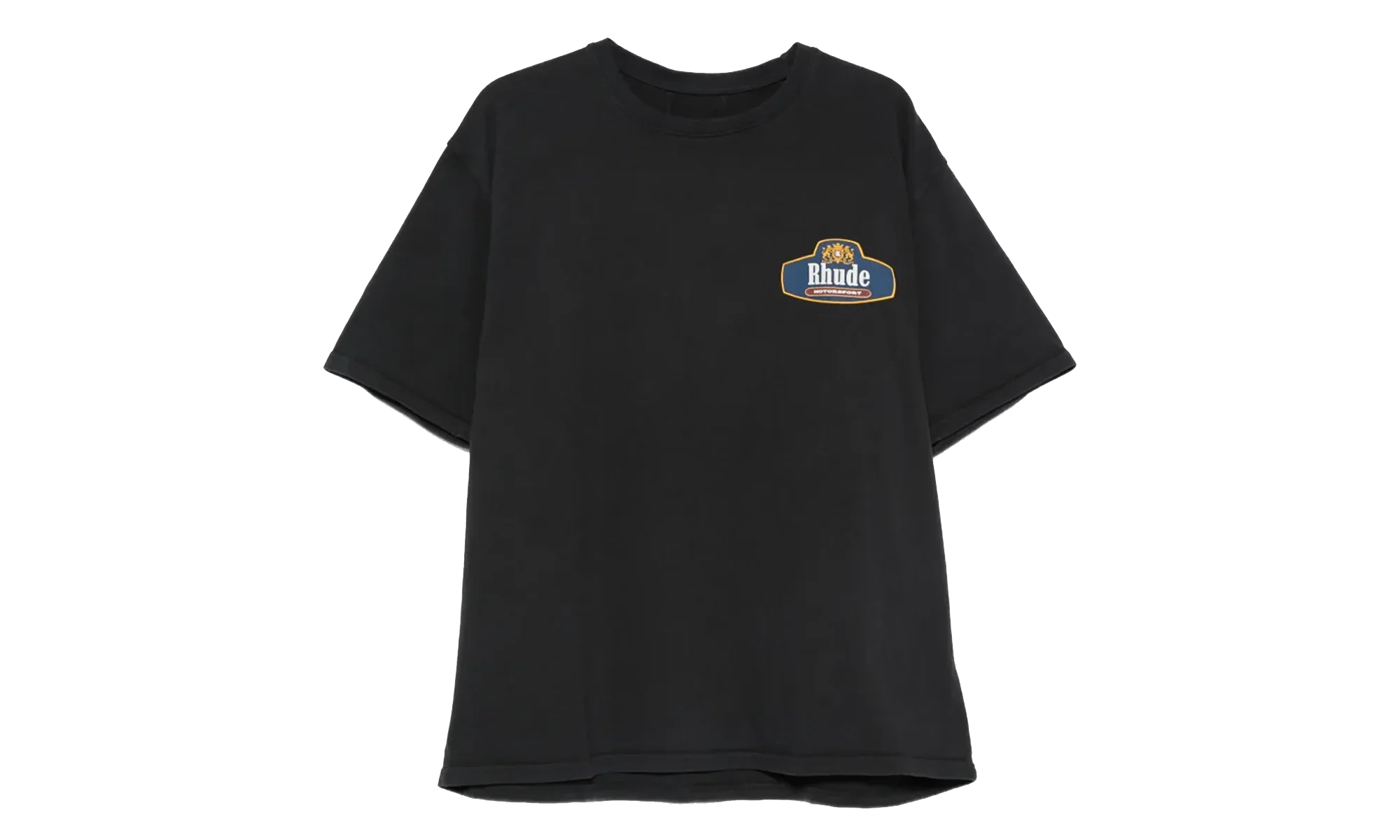 Racing Crest T-Shirt "Vintage Black/ Navy" RHSS26TT04012 BLK