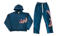 OG Logo Sweatsuit "Deep Water Blue / Red" GS057