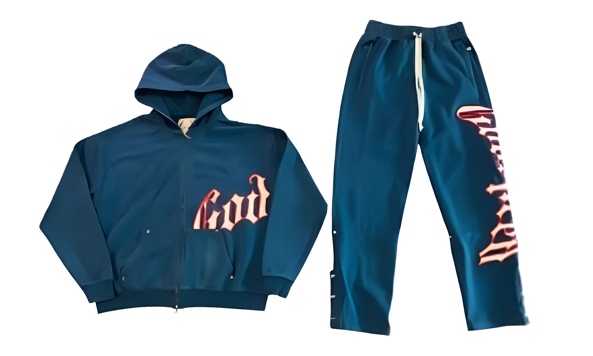 OG Logo Sweatsuit "Deep Water Blue / Red" GS057