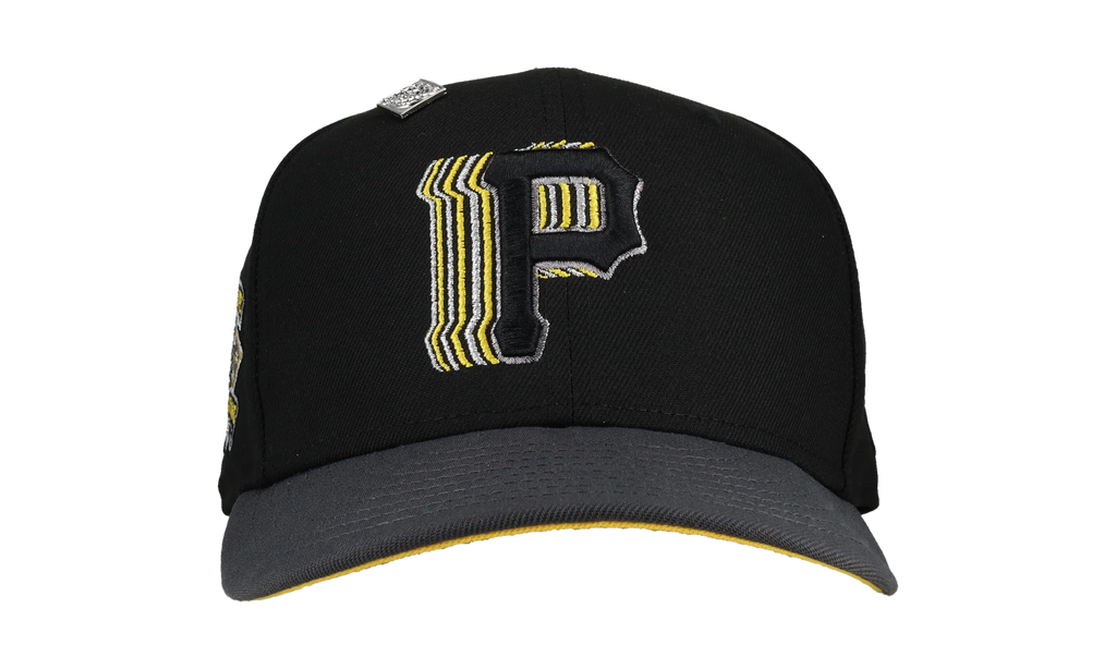 59FIFTY Pittsburgh Pirates 1994 All Star Game Trippy Metallic Fitted Hat "Black / Graphite" NE352