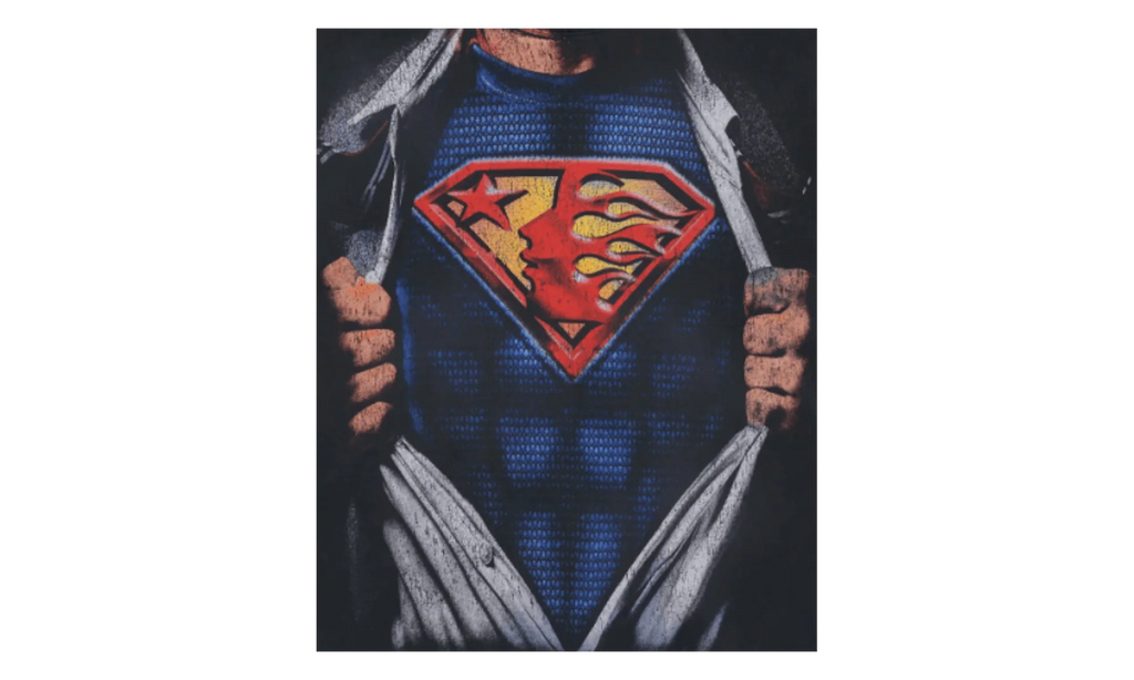 Superman Tee "Black" HSR206