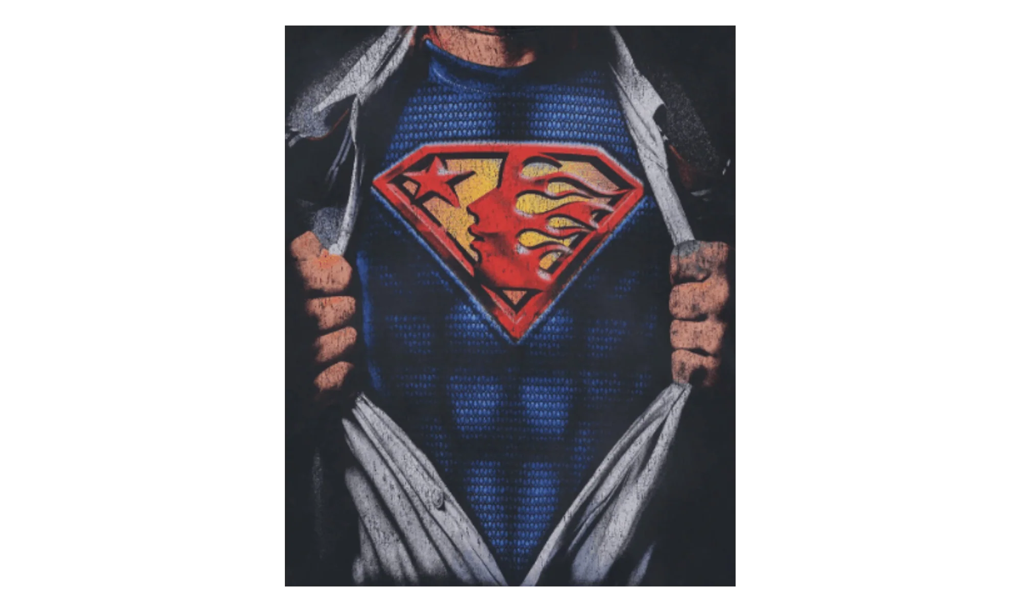 Superman Tee "Black" HSR206