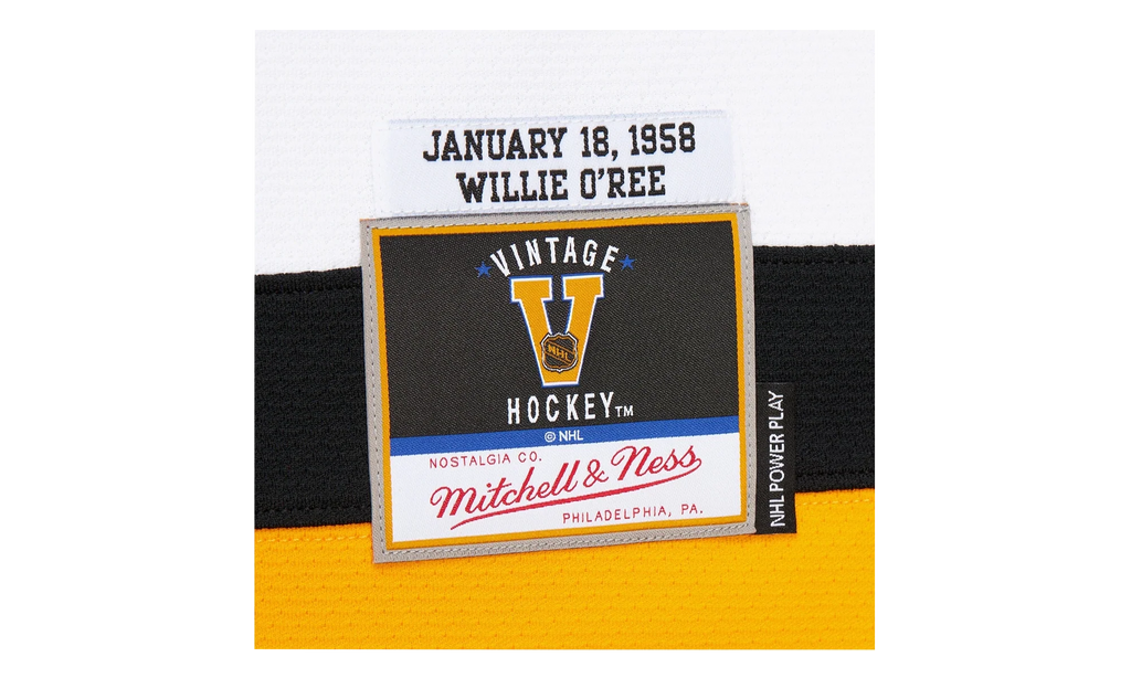 Power Play Willie O'Ree Player Jersey "1958 Boston Bruins - White" RJY77731 BBN58WORWHIT