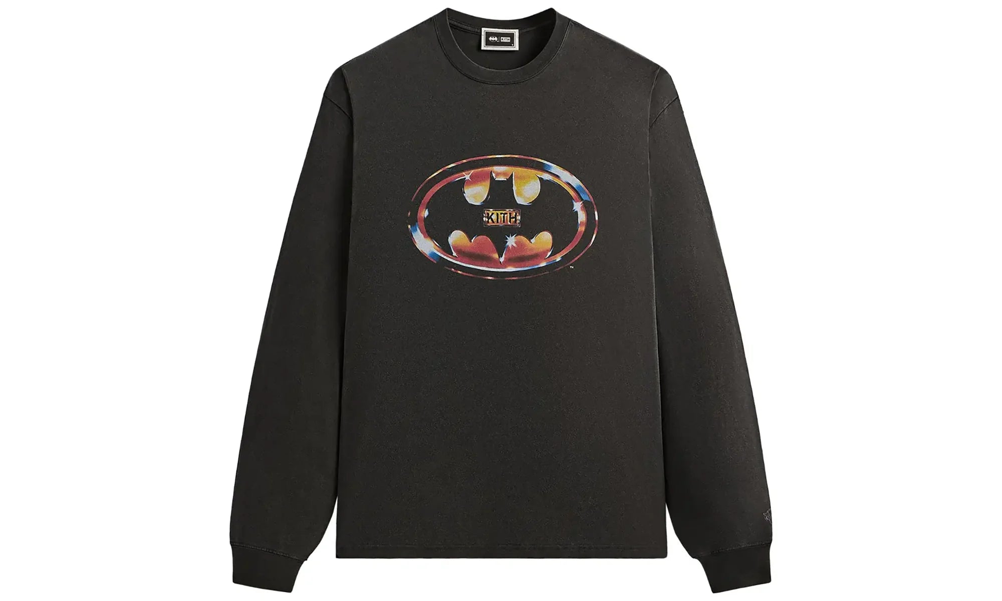 Batman Logo Vintage Long Sleeve Tee "Black" KHM032795 001