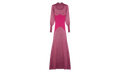 FINE RIB MIDI DRESS "FUCHSIA" RW DR0037 K007 H22 59