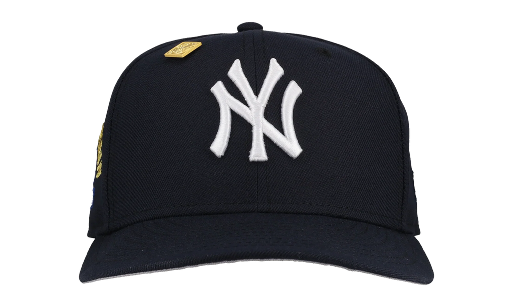 59FIFTY New York Yankees "The Captain" Fitted Hat "Navy Metallic / Grey Brim" 123451300275