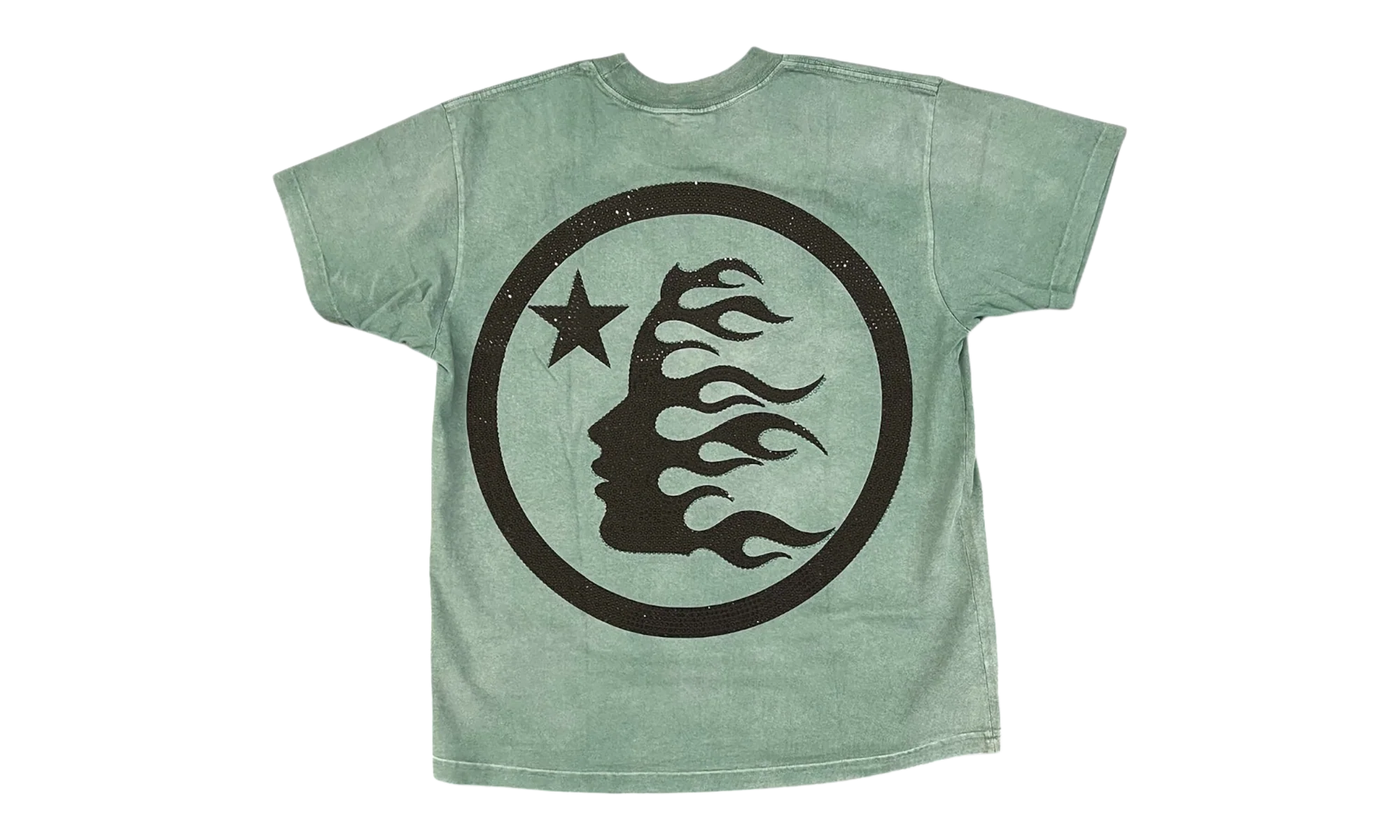 Classic Logo Rhinestones T-Shirt "Green" HSR284