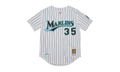 MLB Dontrelle Willis Home World Series Jersey "2003 Florida Marlins – White / Black" AJY15338 FMA03DWSWHBK