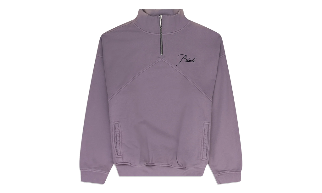 Quarter Zip Sweatshirt "Purple" RHDMTPS0105 PPL