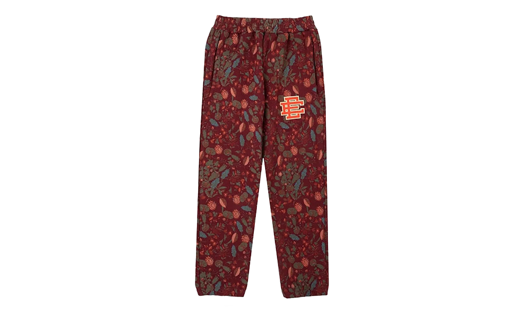 EE AOP SWEATPANT "FW22 - Maroon Floral" EE535