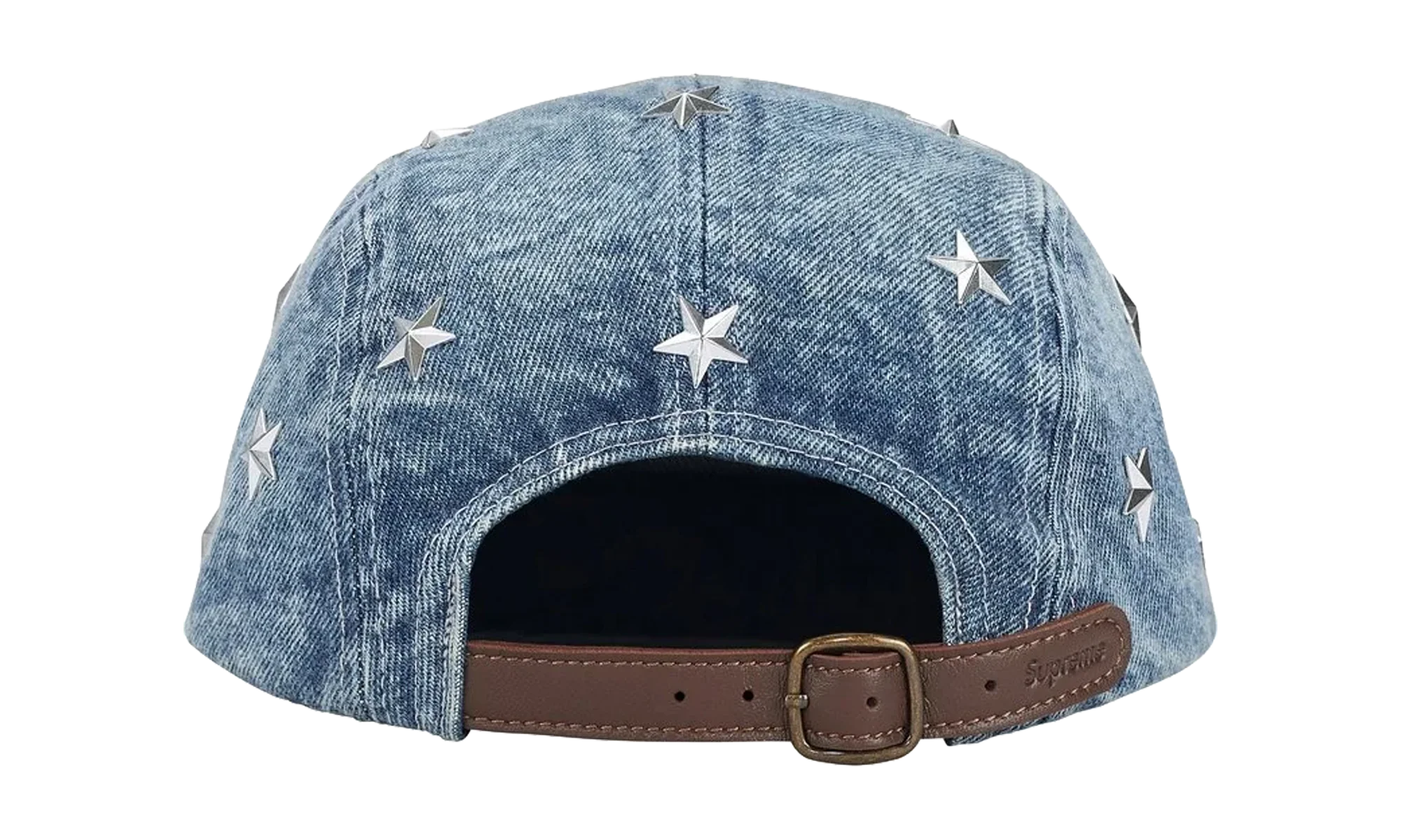 Stars Studded Denim Camp Cap "SS26 - Washed Indigo" SU27258