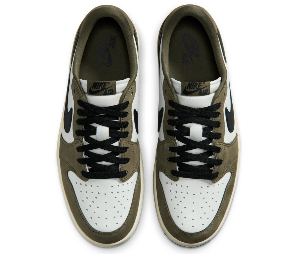 1 Retro Low Medium Olive Summit White Sail Black