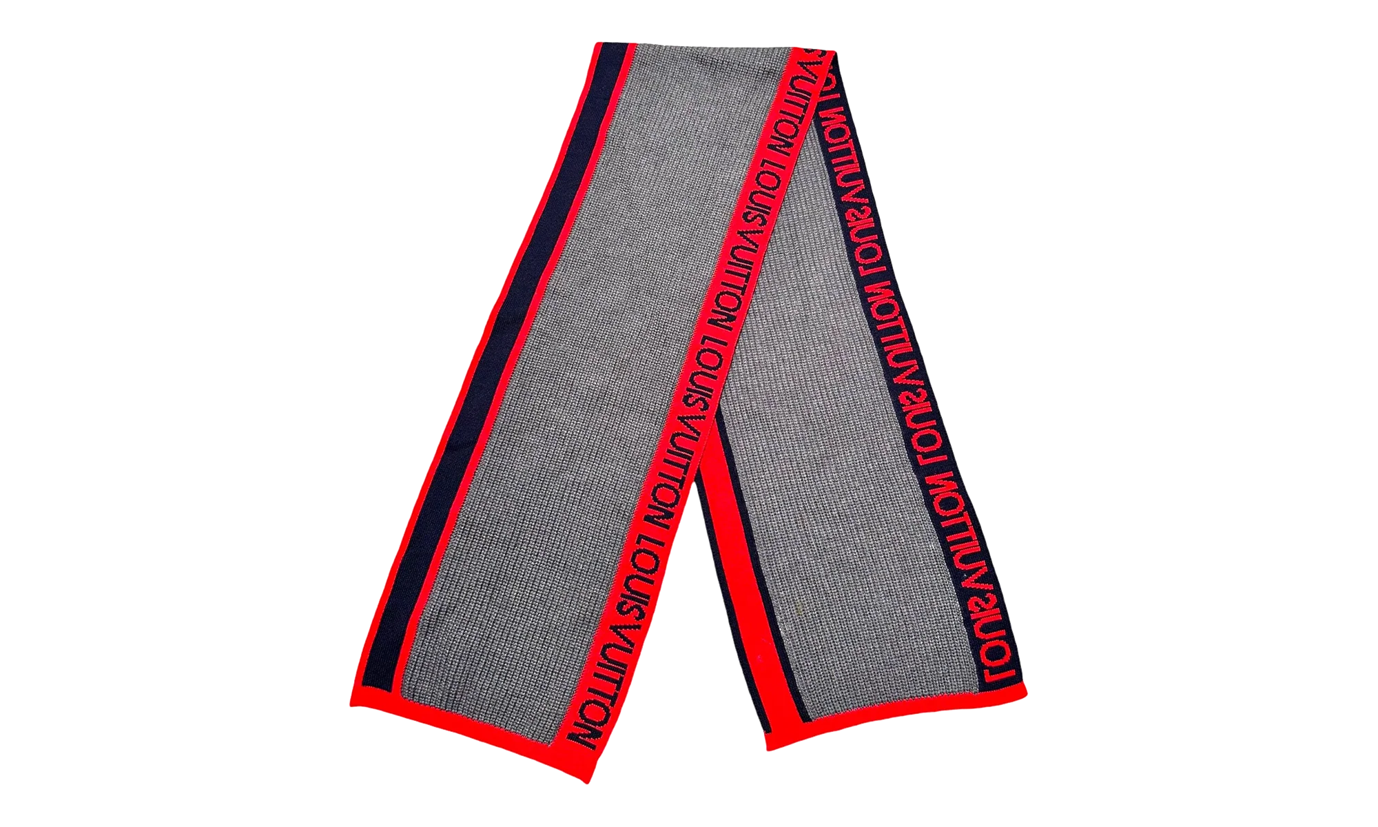Generation Wool Scarf "Grey/Red" M71255