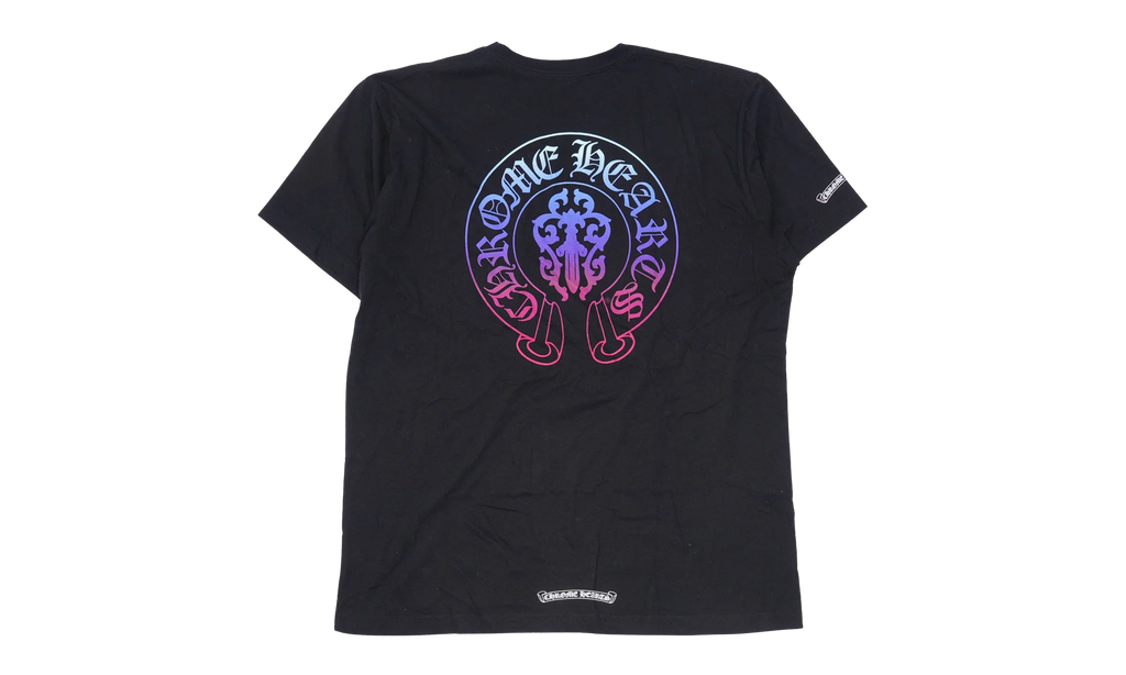 Neon Purple Dagger Horseshoe Tee "Black" CHRM0691