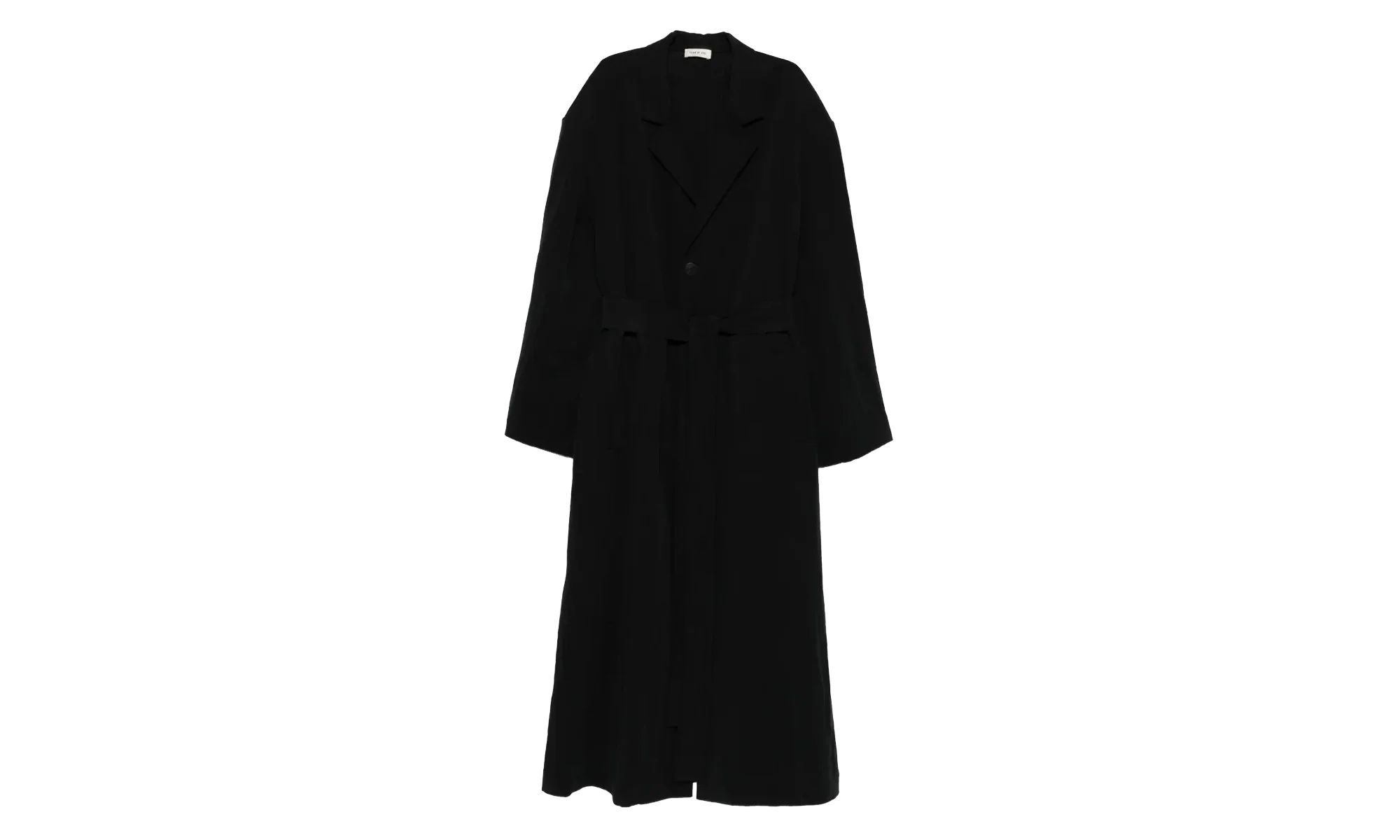 Classic Unlined Overcoat "Black" FG25FW64 644BTN 001