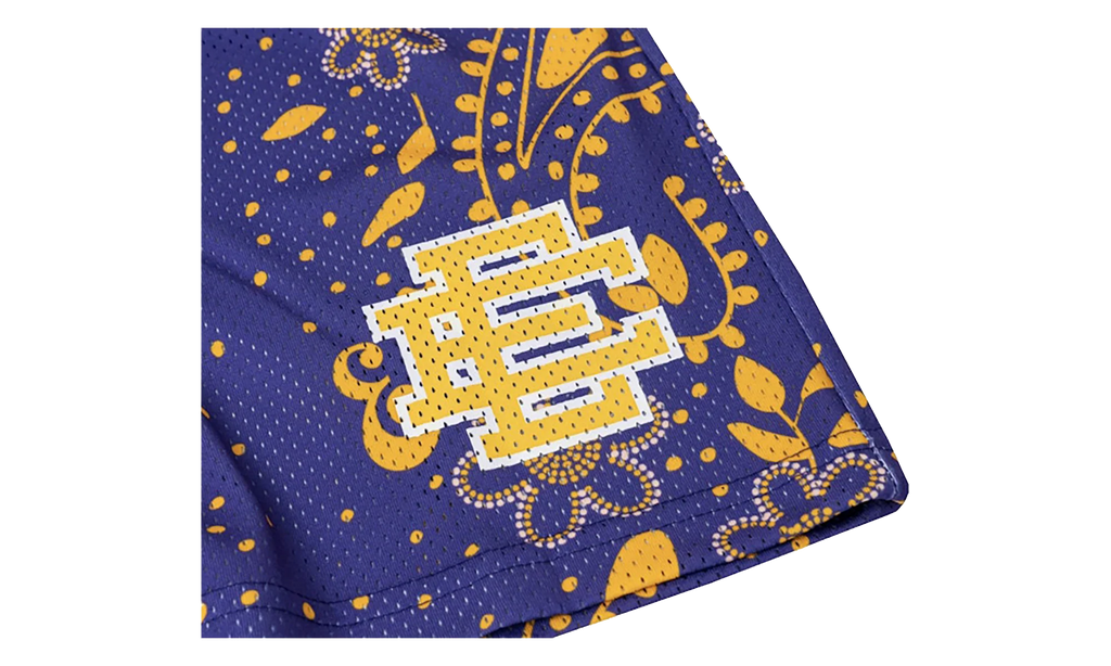 EE BASIC SHORT "SS21 - Purple Paisley" EE699