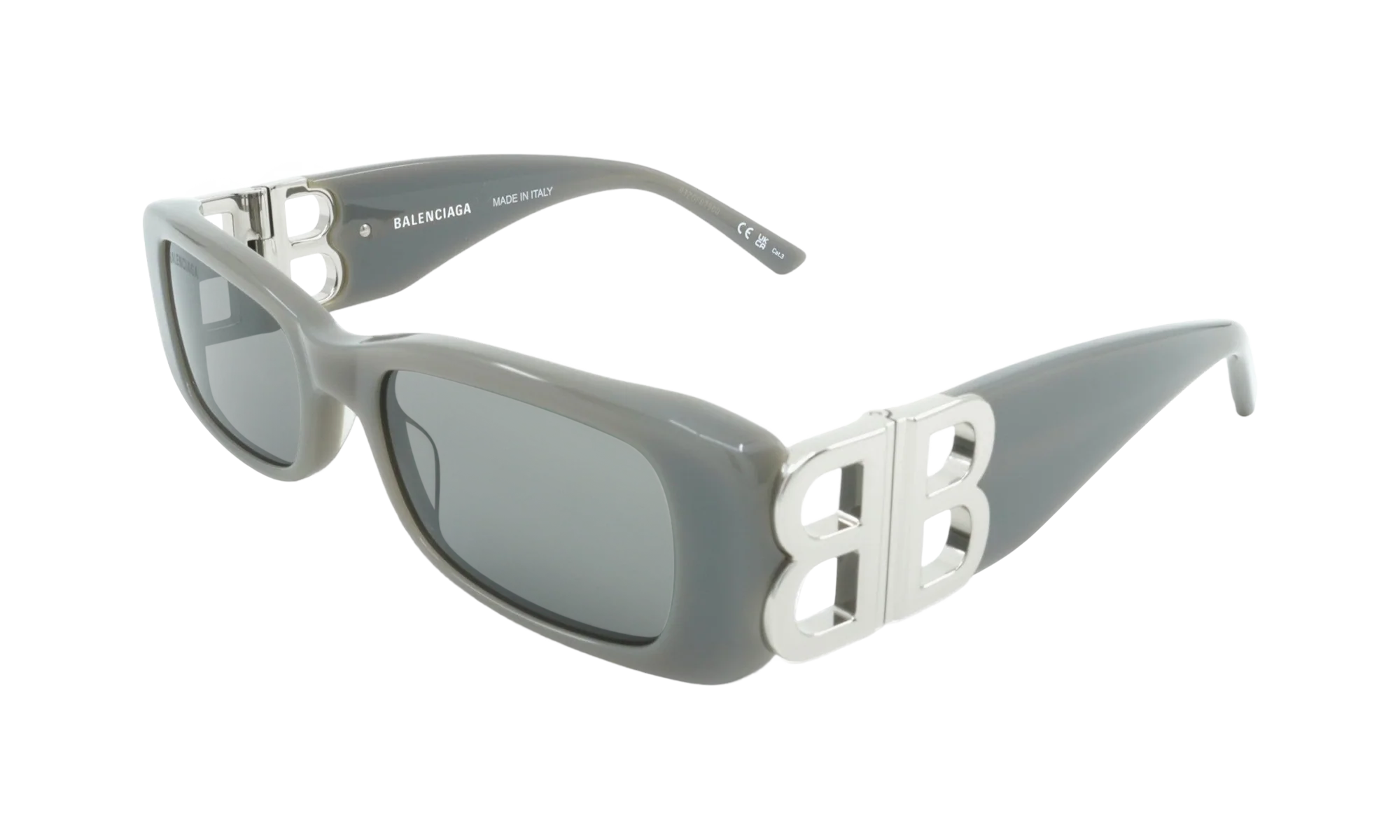 Rectangular Frame Sunglasses WMNS "Grey / Silver" BB0096S 014