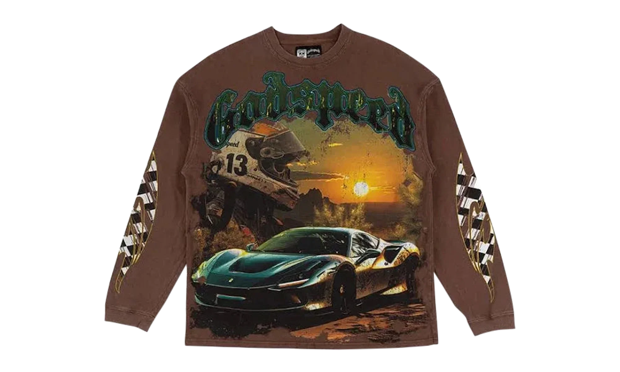 Sunset Drift Long Sleeve "BROWN" 1TQJESCN