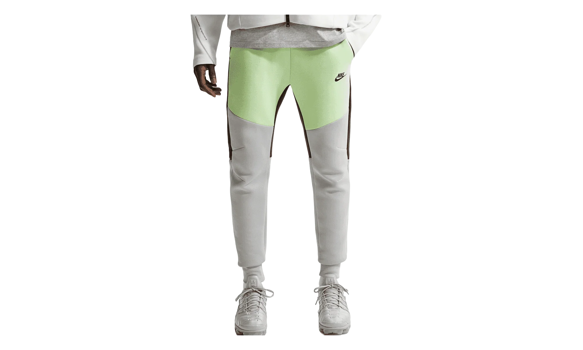 Tech Fleece Joggers "Dark Grey Heather/Liquid Lime/Black" HV0959 361